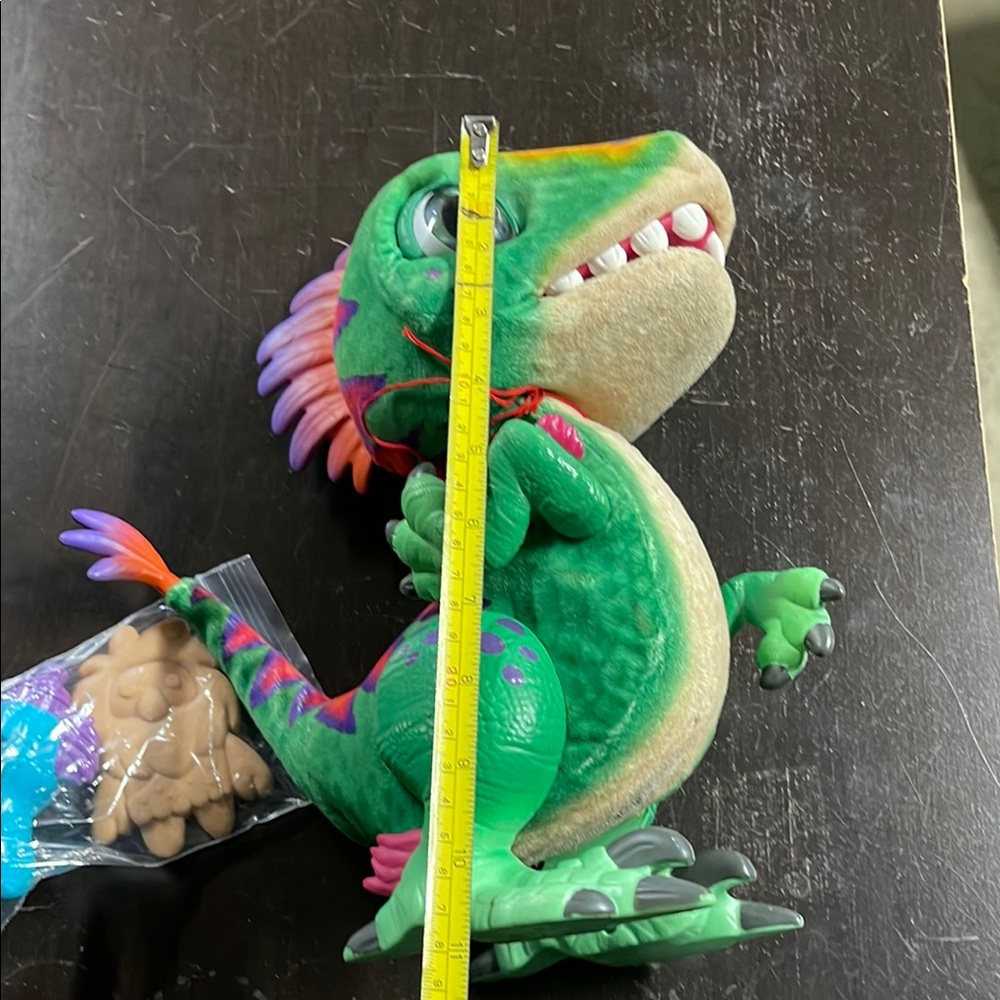 Fur Real Green Dinosaur